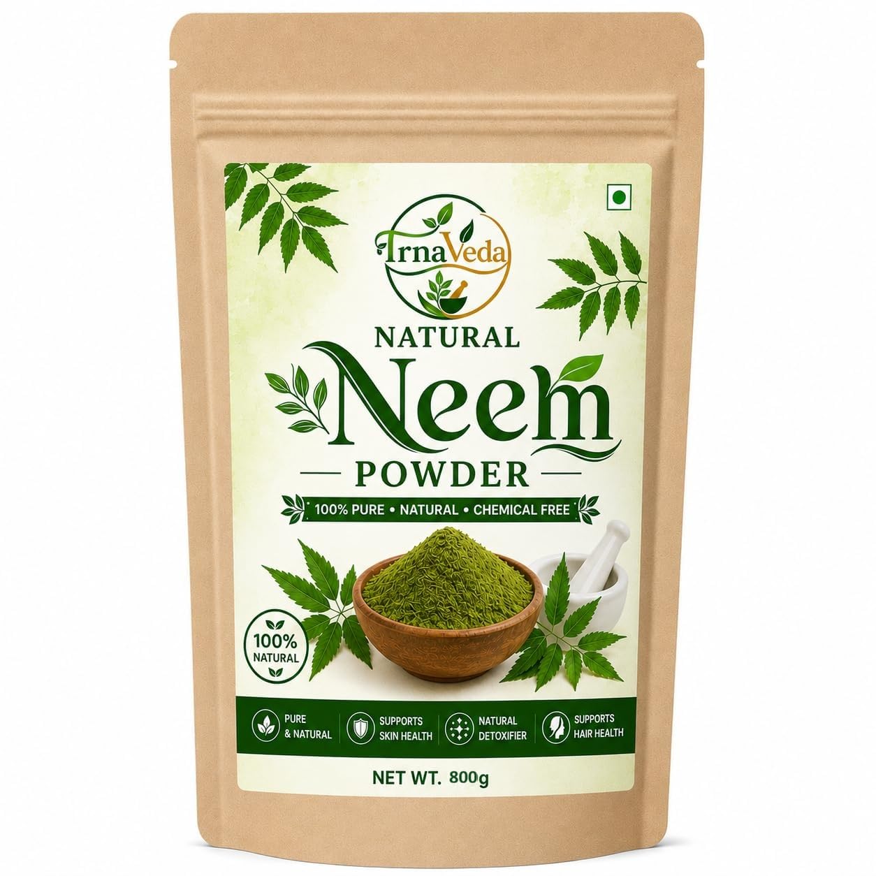 Neem Powder for Skin 200g | Ayurvedic Wellness & Herbal Nutrition Support | Rich in Natural Antioxidants | Suitable for All Types of Skins & Hair Care DIY Packs — Amazon image 7
