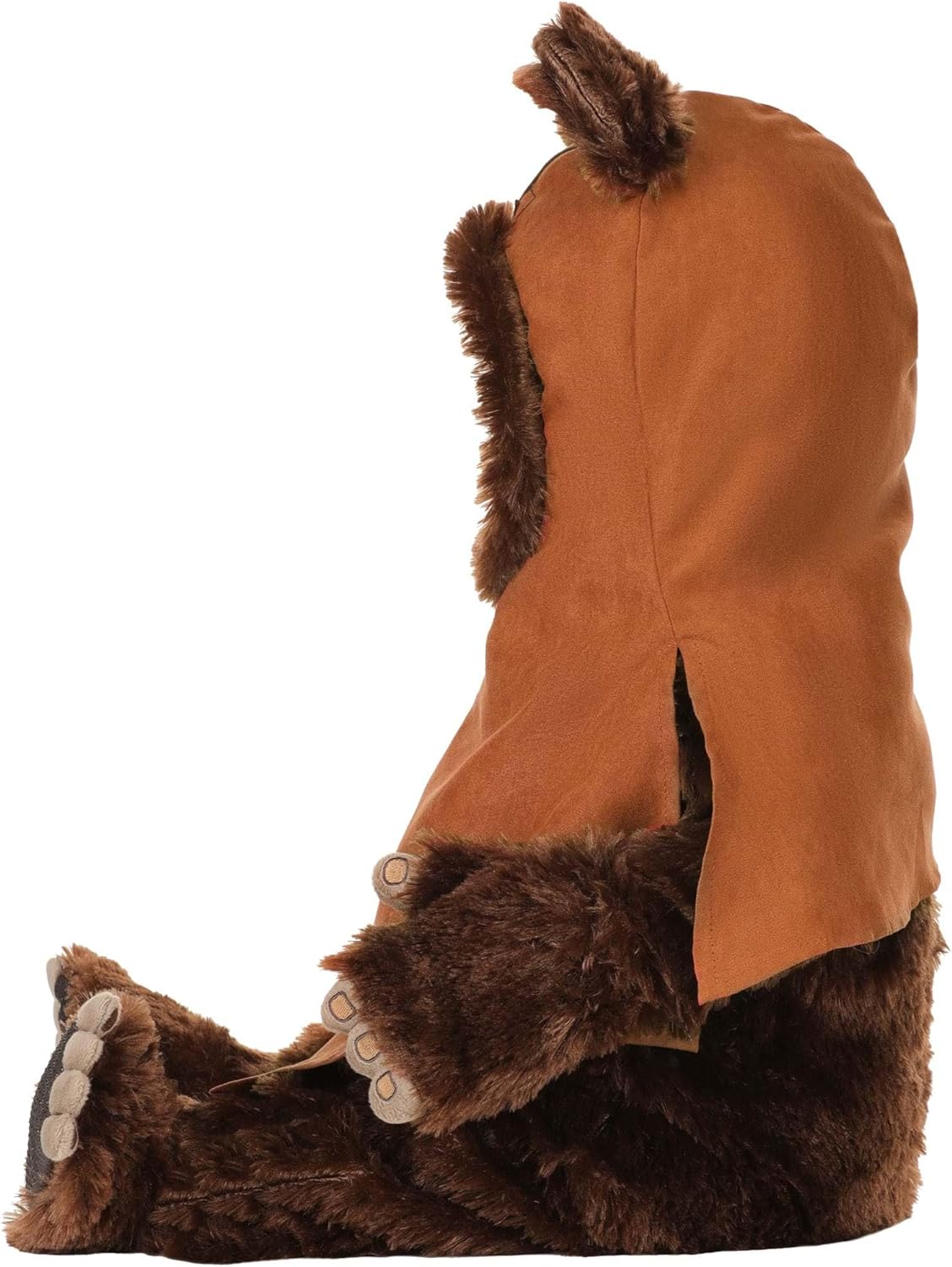 Deluxe Infant Star Wars Ewok Costume for Babies - Plush Jumpsuit, Hood, Gloves, & Shoe Covers - Officially Licensed