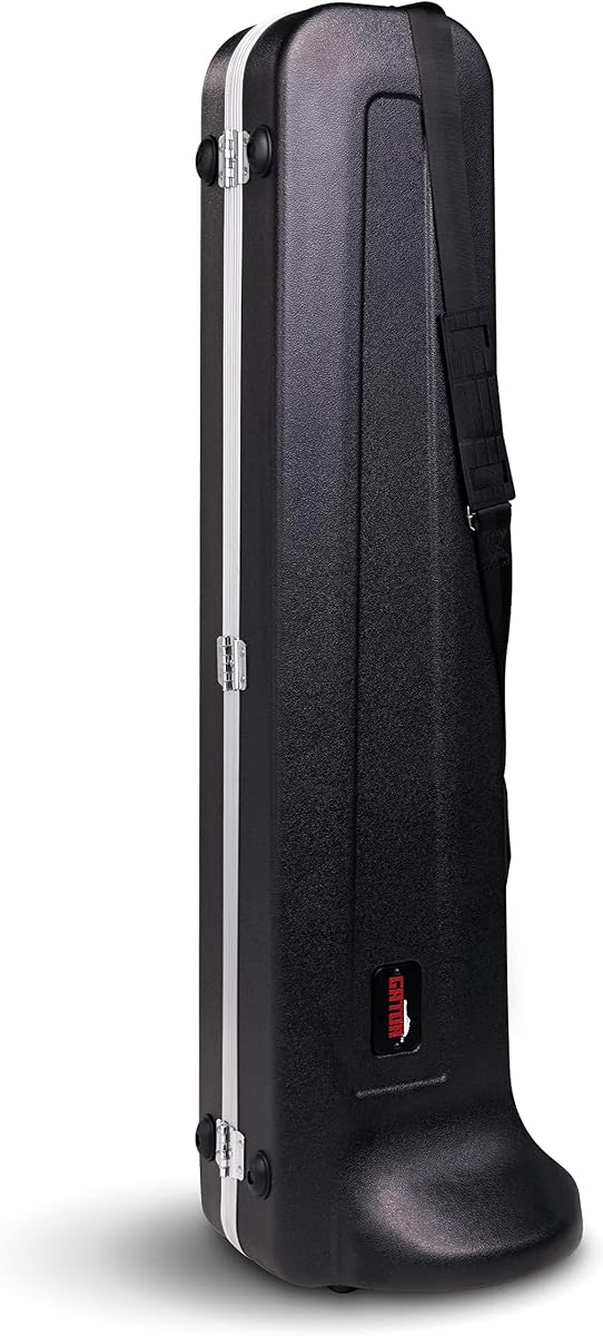 Cases Andante Series Molded ABS Hardshell Case for Tenor Trombone, (GC-TROMBONE-23)