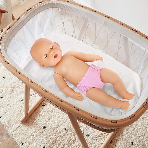 Miniatura 3 de ZITA ELEMENT 10 pañales para muñecas de bebé de 14 a 16 pulgadas, accesorios de ropa