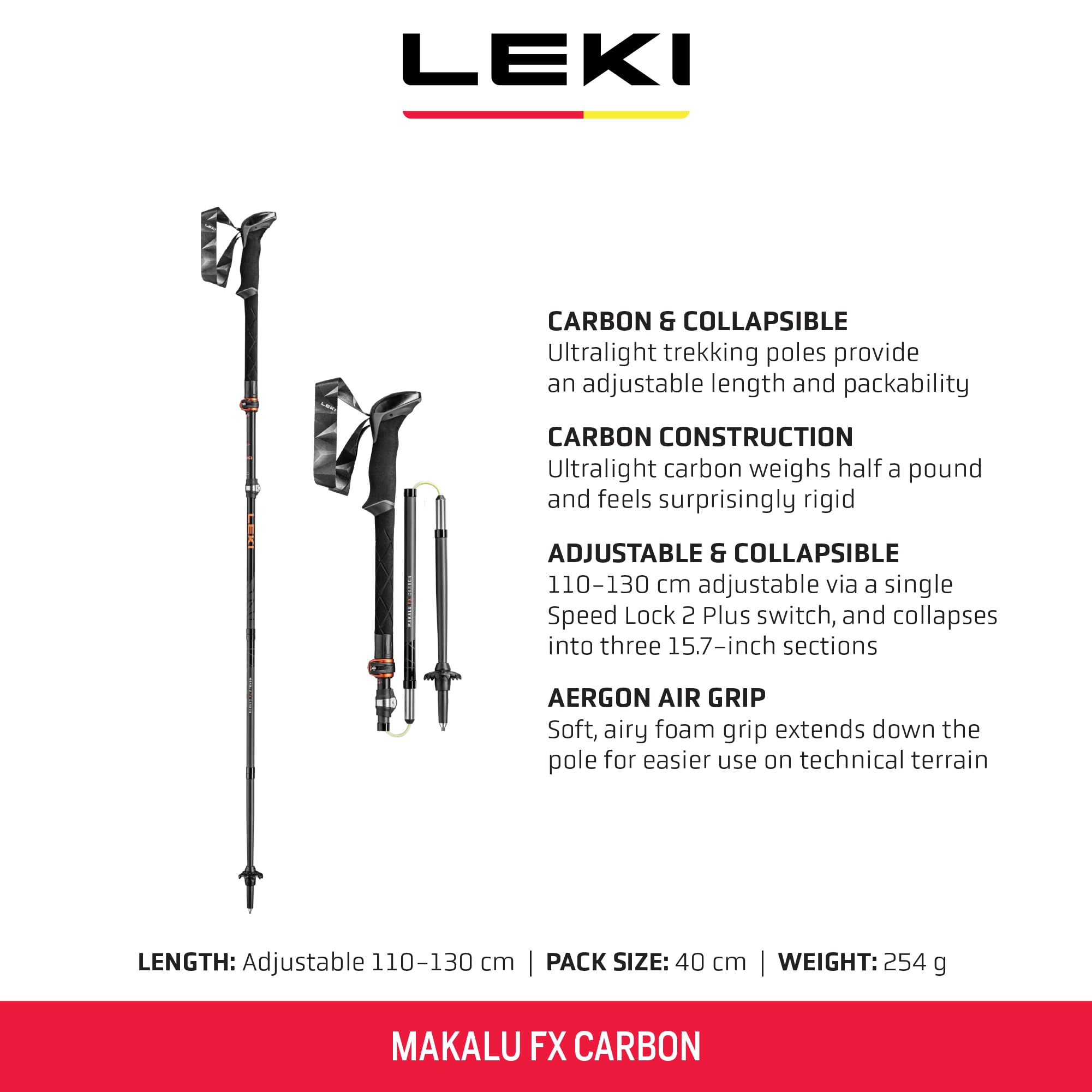 LEKI Makalu FX Carbon Stöcke