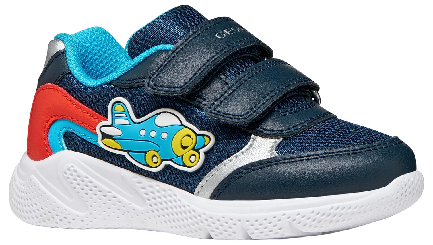 Geox B Sprintye Boy A Sneaker, Navy Azure, 9 UK Child