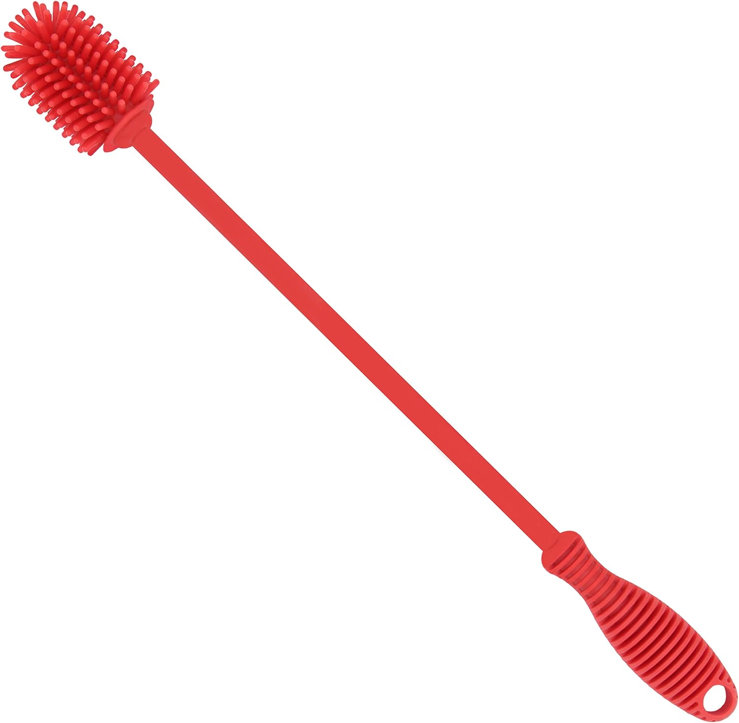 Kitchiny Silicone Bottle Brush | One Brush | 12.5” Bottle Cleaner Brush for Hydroflasks, Insulated Sports Bottle, Vase and Glassware | Water Bottle Brush Cleaner for Narrow Neck containers