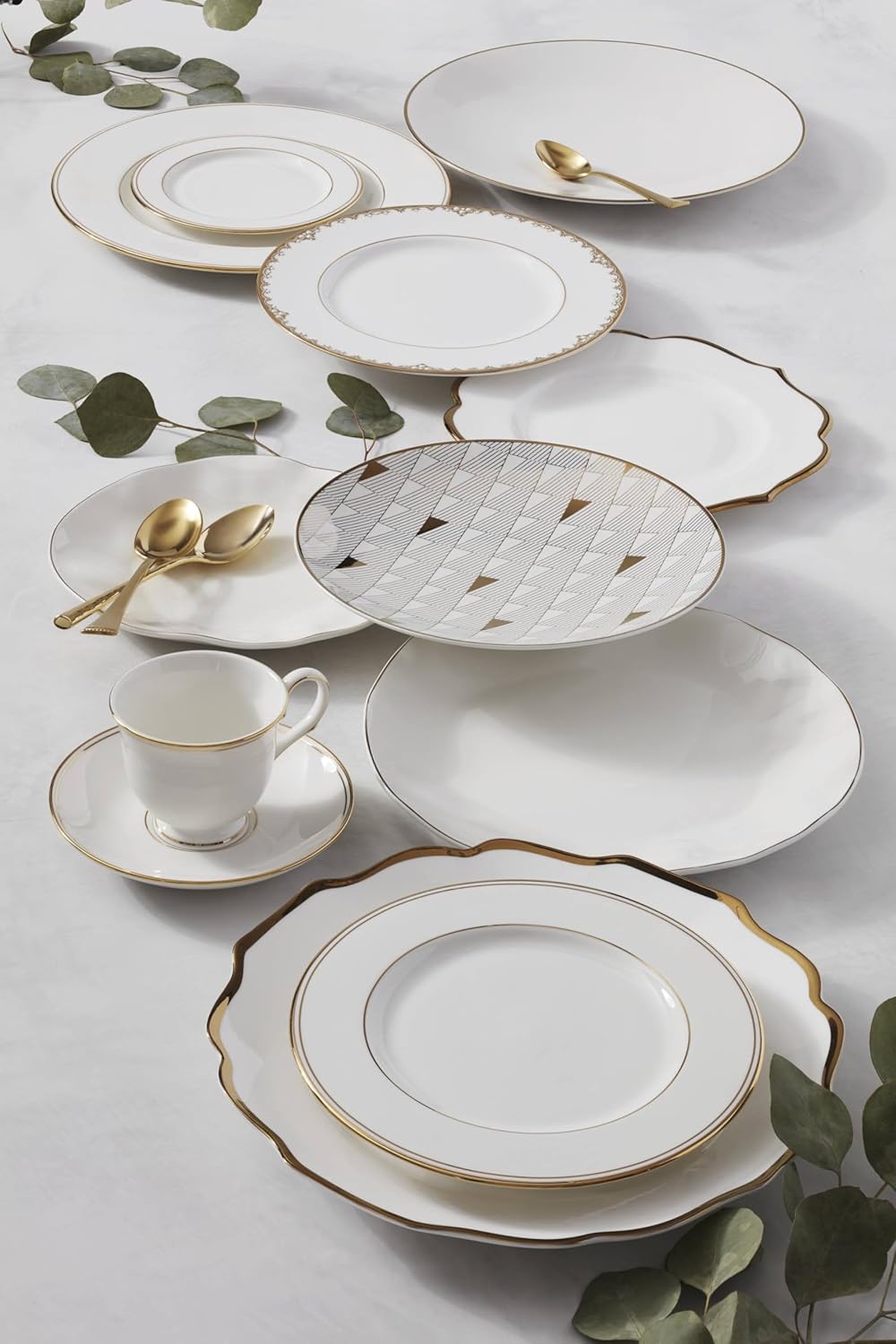 Lenox Blue Bay 4-Piece Set Dinner Plates, 6.40 LB