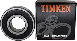 2PACK TIMKEN 6203-2RS Deep Groove Ball Bearing 17x40x12mm