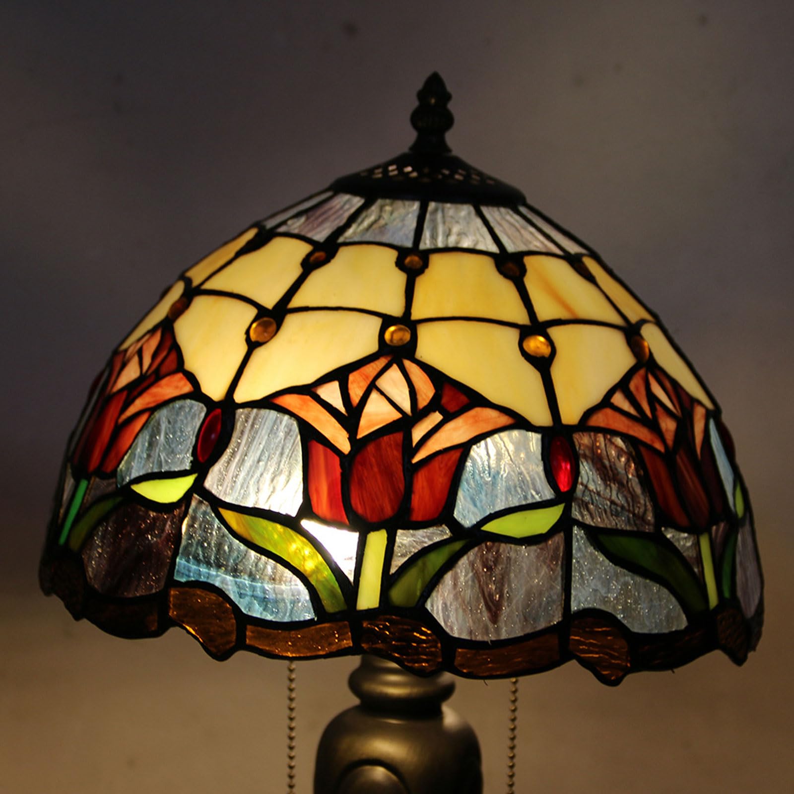 Lampada da Tavolo in Vetro LED Creativo Arte retrò Illuminazione da scrivania Decorazione Veloce per la casa Soggiorno Camera da Letto Comodino Caldo Come Sempre