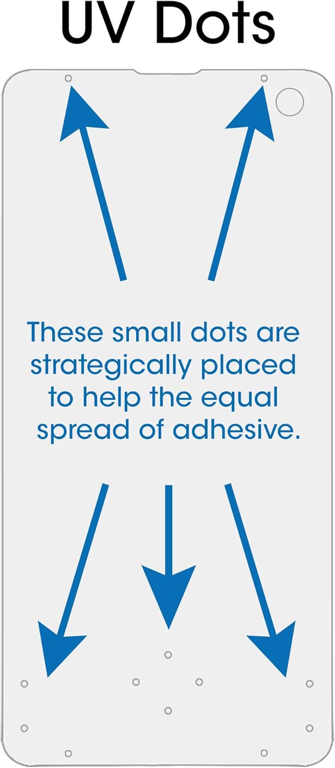 amFilm Ultra Screen Protector for Galaxy S10, UV Gel Application, Tempered Glass, Compatible with UltraSonic Fingerprint Scanner for Galaxy S10 (2019), 2 Pack