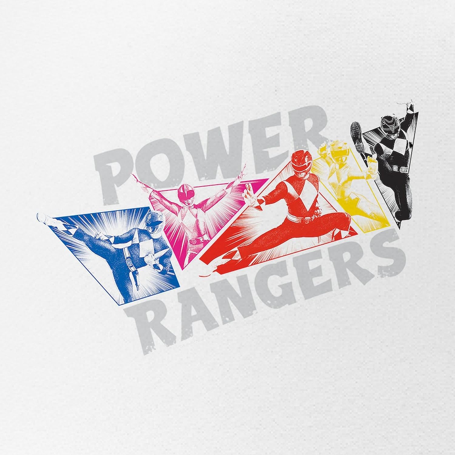 CafePress Power Rangers Hero Poses Adjustable Snapback Trucker Hat