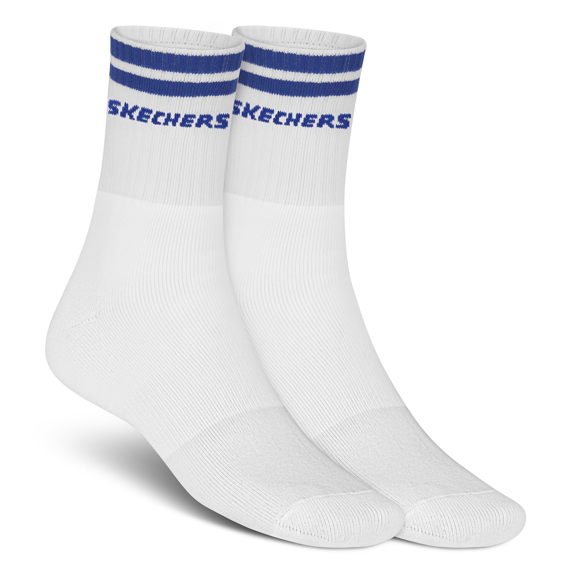 SKECHERS SOCKS - PACK OF 2 MENS FULL TERRY CREW