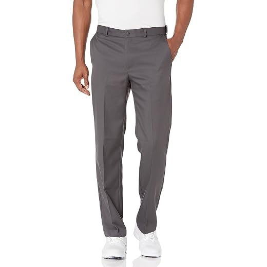 PGA TOUR Men's Golf Pants with Expandable Waistband, Flat Front, Moisture-Wicking, Sun Protection, Stretch Lightweight Twill