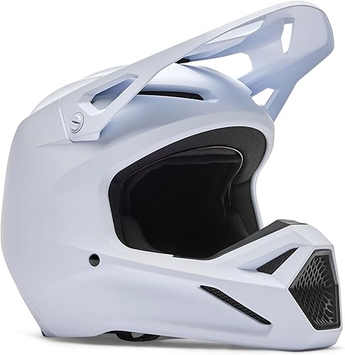 Miniatura 24 de Fox Racing Youth V1 Casco de Moto Motocross para Bicicleta de Tierra Índigo oscuro,Negro Lean,Escudo negro,Burla negra,Negro/Azul,Azul,negro, azul