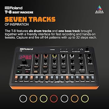 Roland AIRA Compact T-8 Beat Ultra-Portable Bass Machine