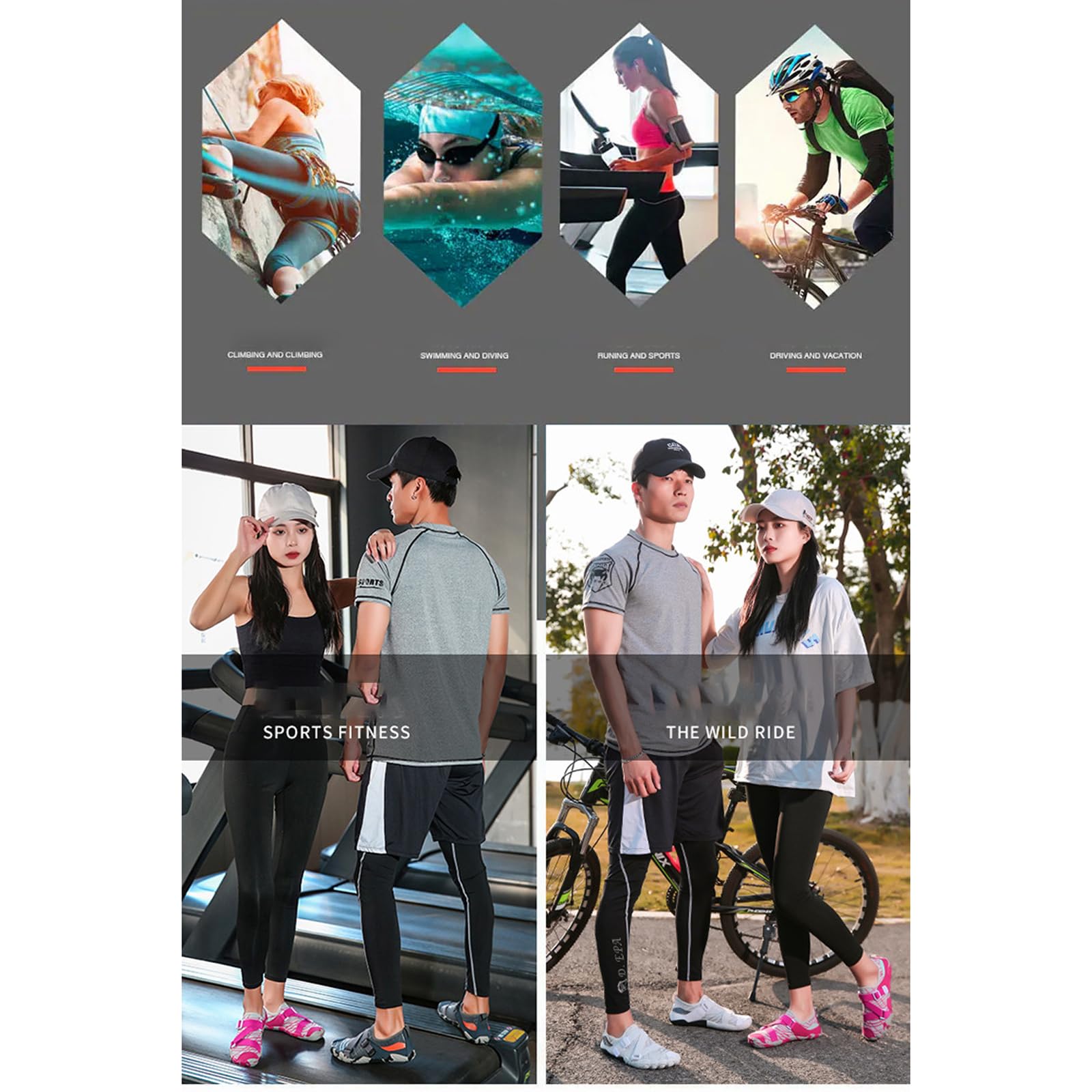 Deportes Acuáticos Calzado,Zapatillas Acuáticas Secado Rápido de Secado rápido,Transpirables,Antideslizantes para de Nadada de la Playa de la Resaca de la Yoga