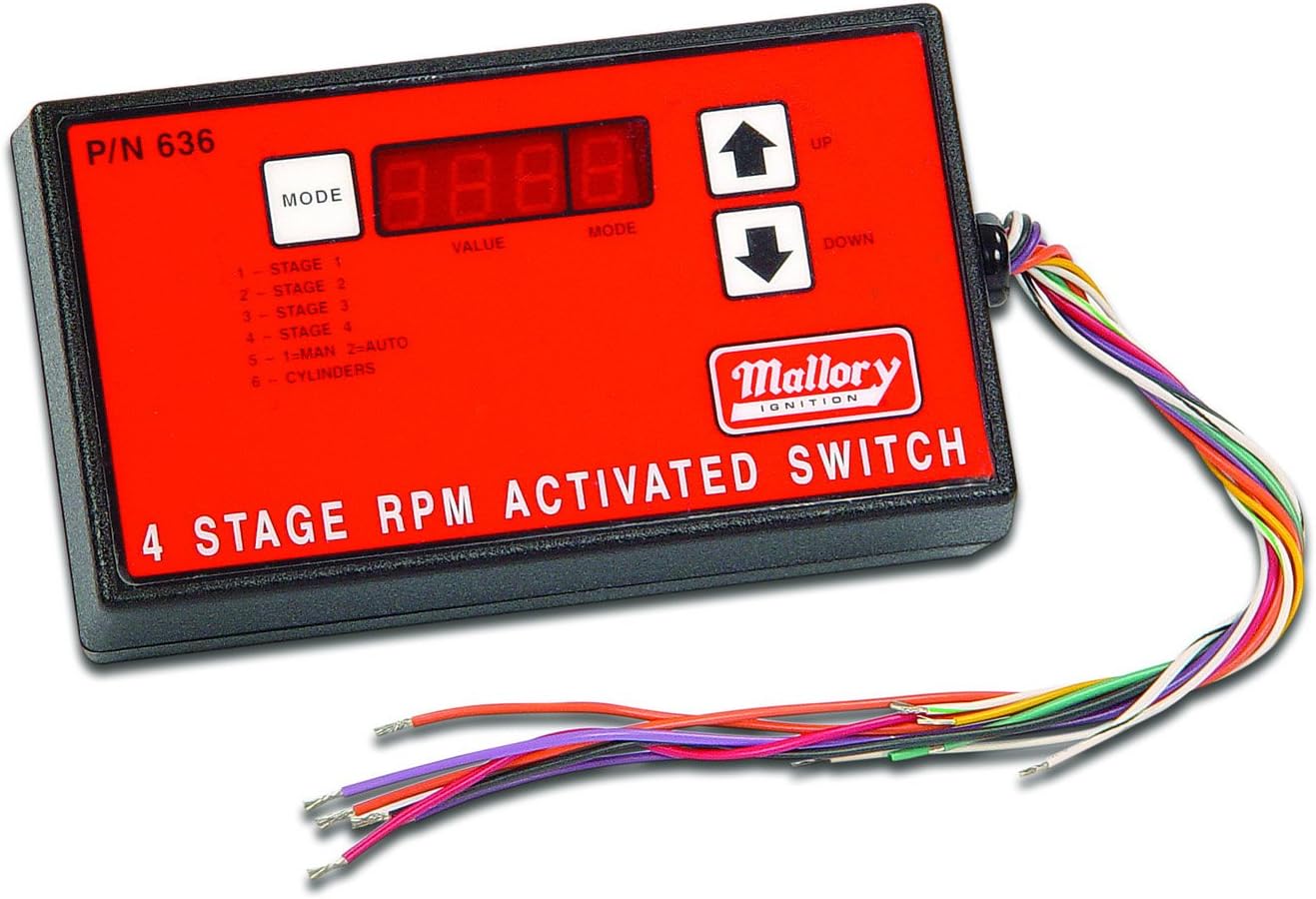 Mallory 636 4 Stage RPM Activated Switch, Switches Amazon Canada