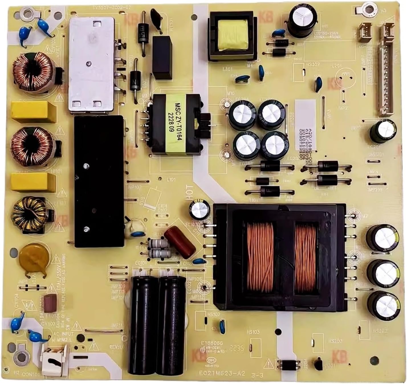 Power Board TV5507-ZC02-02 E021M623-A2 100012587-CA，Compatible For Haier，LU65D31 PR0 65" TV Replacement Part