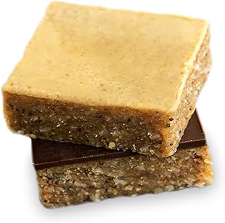 Mrs. Patel's Lactation Treats, Indian Spiced bars, Chocolate & Peanut Butter Combo, Sweet and Spicy, Made Fresh, Ayurvedic Ingredients including Fenugreek (1 Box)