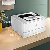 Vista 3 de HP LaserJet Pro 4001n Black & White Printer, Print, Fast speeds, Easy setup, Mobile printing, Advanced security, USB, Ethernet Connection
