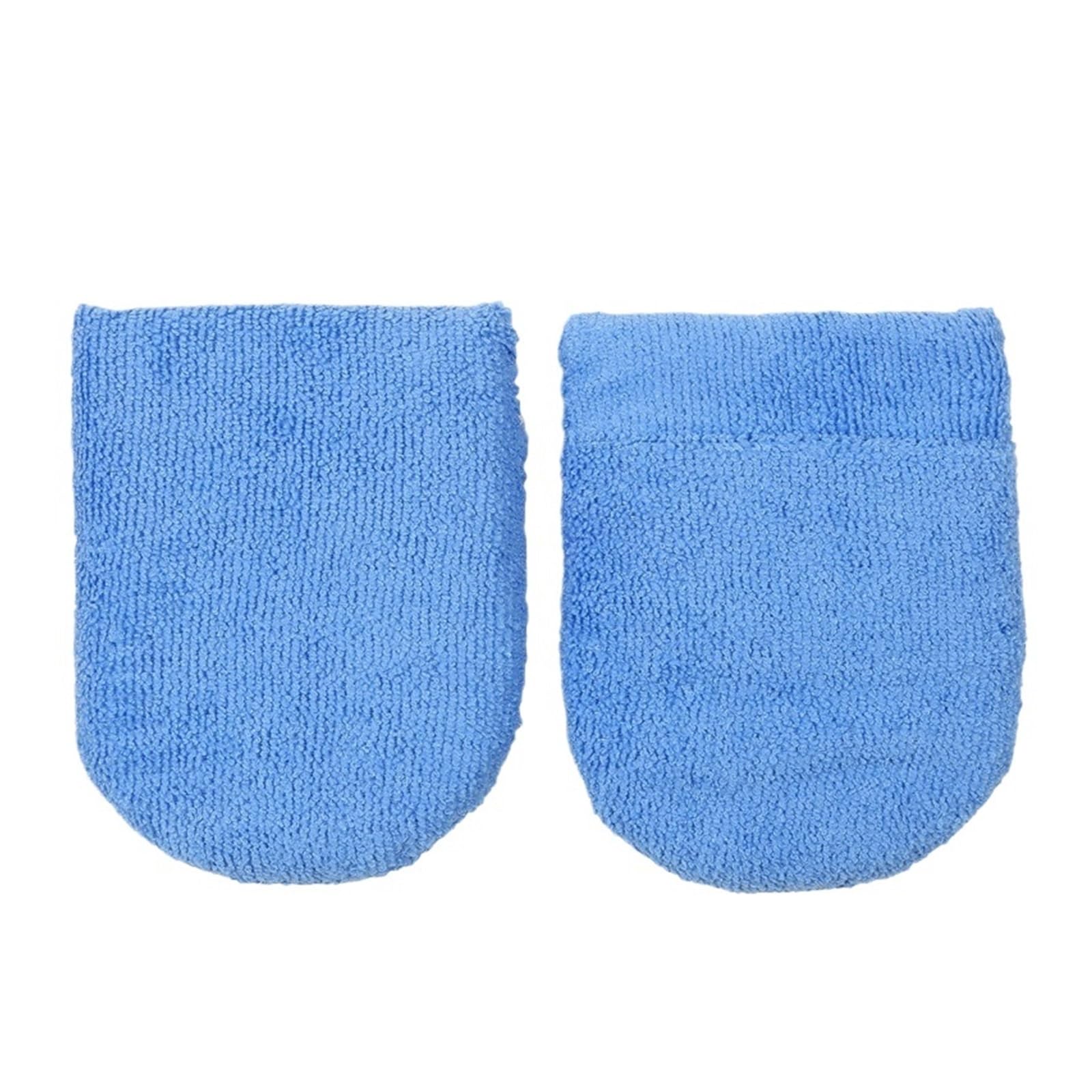 2/6pcs Car Polishing Wax Sponge Soft Microfiber Car Wax Applicator Mitts Foam Applicator Pad For Car Detailing Care Tool(Blue 2Pcs)