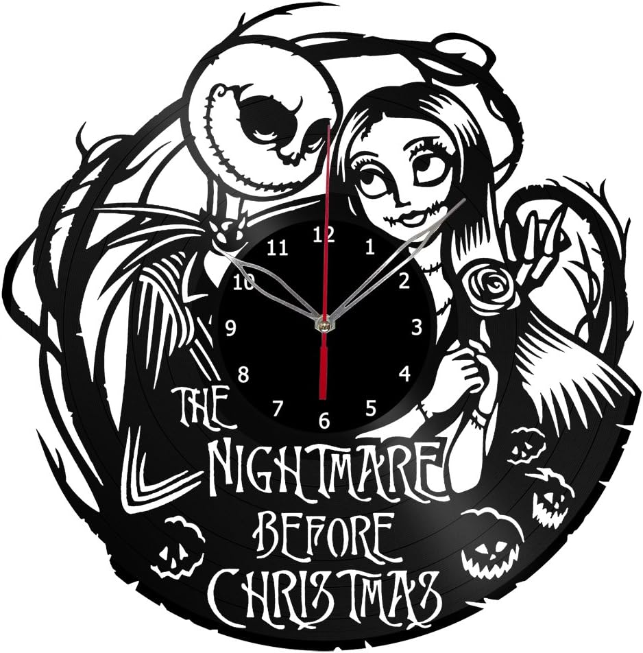 "Handmade" Nightmare Before Christmas Vinyl Record Wall