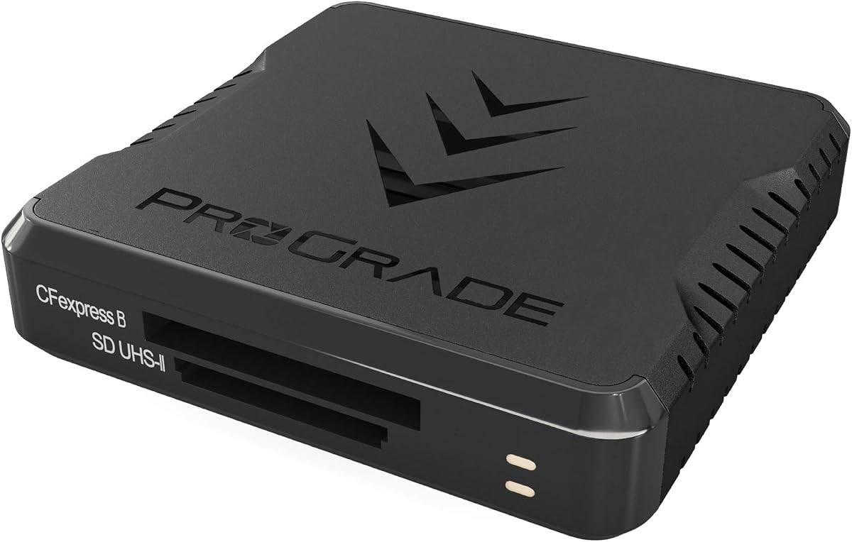 Lector de tarjetas ProGrade Digital CFexpress tipo B y SDXC USB 3.2 (PG05.5) | Velocidades de transferencia de hasta 10 Gb/S para transferencias de archivos rápidas y flujos de trabajo de posproducción eficientes