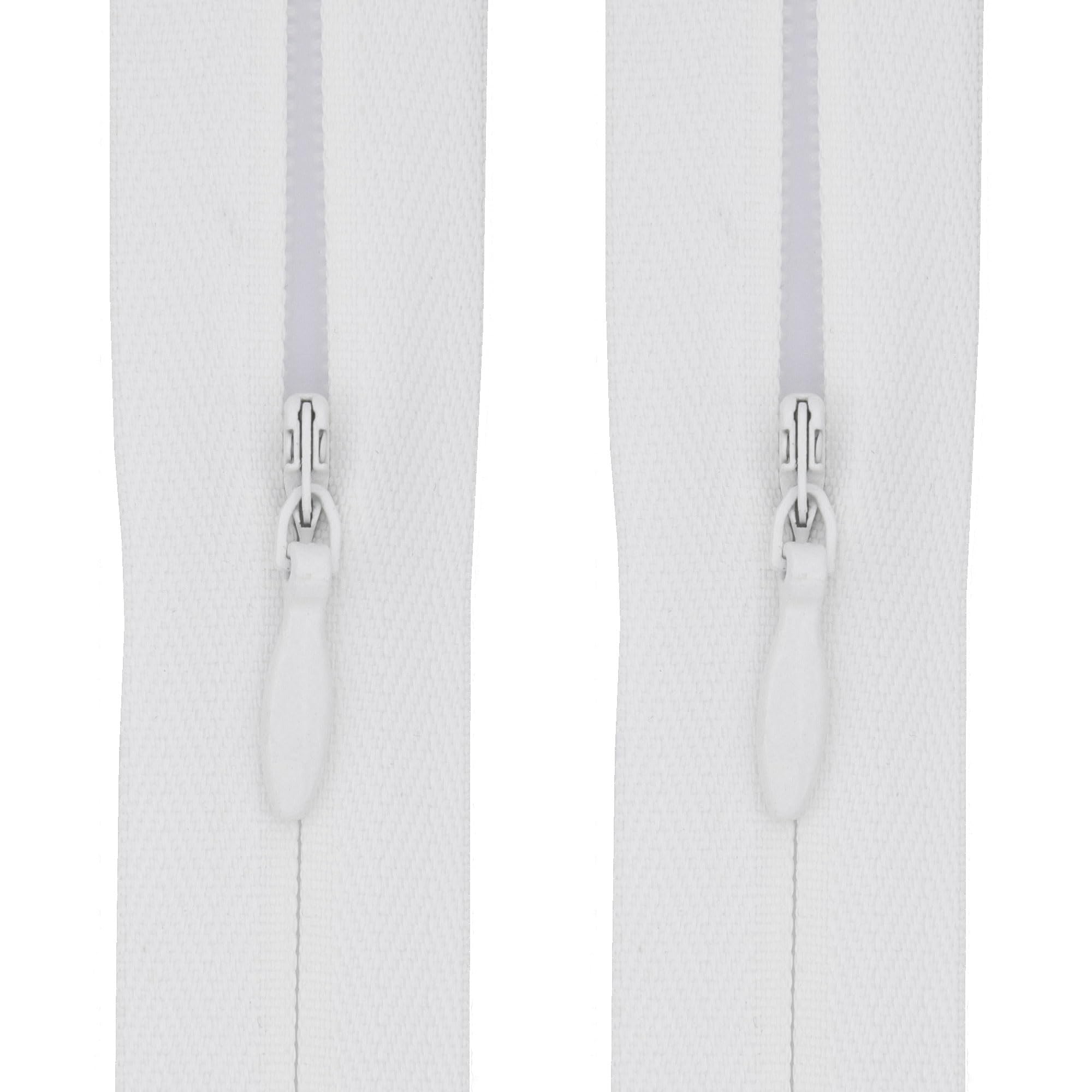 Y-connection #3 Invisible Zips, 2 Pack, 16 Inch, Natural White