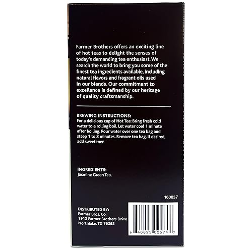 Miniatura 7 de Farmer Brothers Premium Jasmine Green Tea, caja de 125 ct