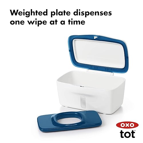 Miniatura 3 de OXO Dispensador de toallitas Tot Perfect Pull color azul marino, 1 unidad (paquete de 1)