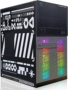 Dell Desktop RGB Gaming PC, Intel Quad Core I7 tot 3,9 GHz, GeForce GTX