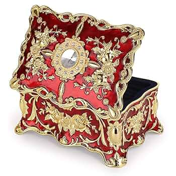 * vintage Jewelry box ✵ * 硝子の ジュエリーボックス vintage Jewelry box ✵ * 硝子の ジュエリーボックス vintage