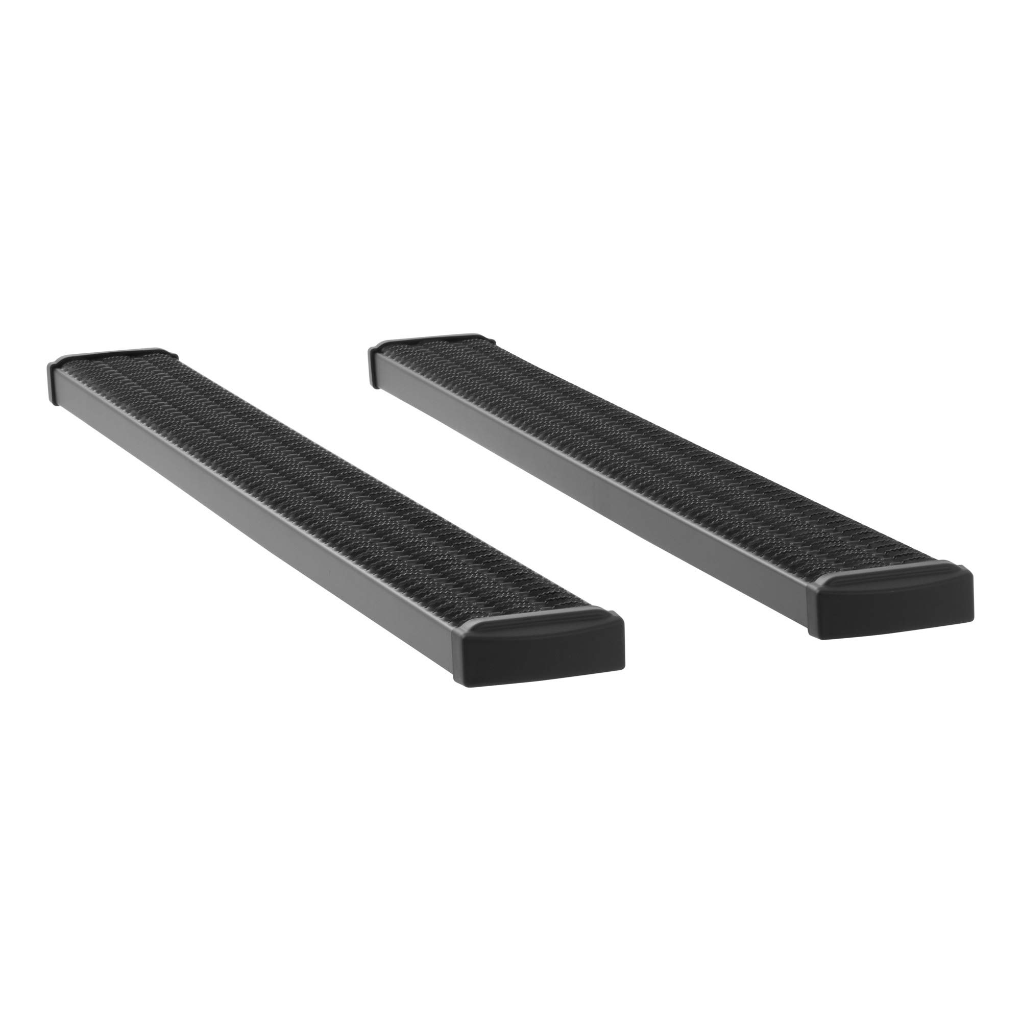 LUVERNE 415078-400752 Grip Step Black Aluminum 78-Inch Truck Running Boards, Select Toyota Tundra