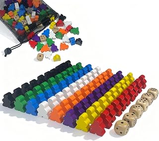 Große Spielfiguren für Brettspiele, 80 Stück