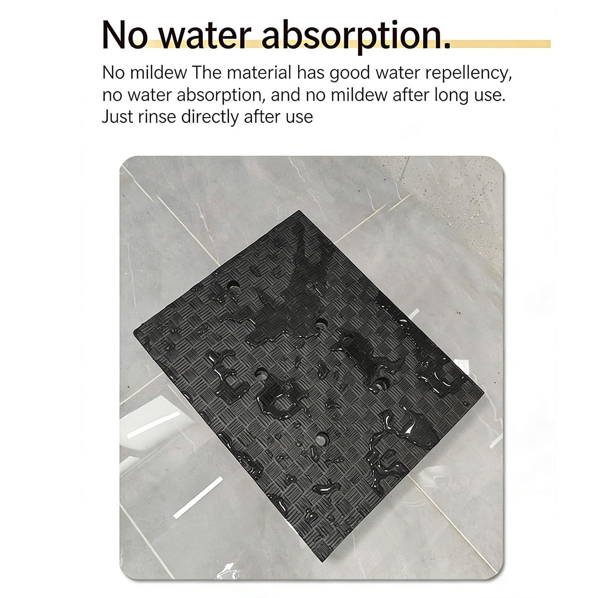 1pcs pedana Doccia Antiscivolo, Rialzato Tappetino Doccia Antiscivolo antimuffa Drenaggio Rapido Tappeto Piedi Piscina Incastro pedana per Doccia Esterna per Patio
