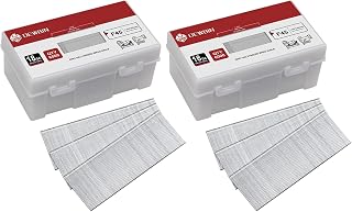 18 Gauge Brad Nails, 12000 Counts 1-3/4-inch 18 GA Brad Nails, Galvanized Nails for Nail Gun, Finishing Nail Gun Nails for Pneumatic, Electric Brad Nailer Gun