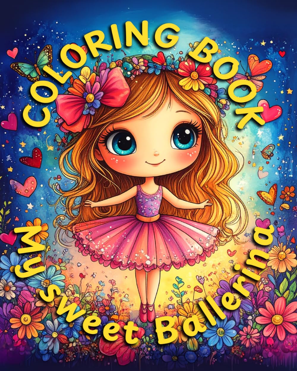 COLORING BOOK: My sweet Ballerina