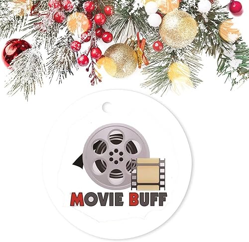 Miniatura 3 de Vinisong Adornos de Navidad de cine, cinta de engranaje rodante, adornos de cerámica, adorno colgante de recuerdo, decoración del hogar, colgantes