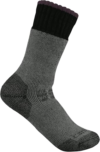 Carhartt Womens SB6600W Womens Heavyweight Synthetic-Wool Blend Boot Sock