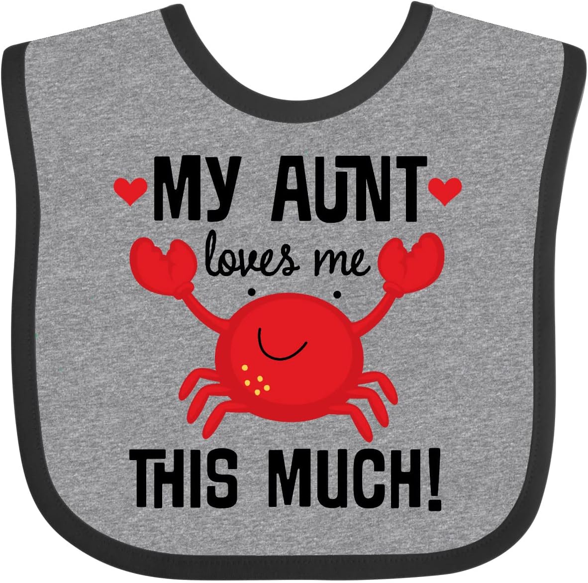 inktastic My Aunt Loves Me Nephew Baby Bib
