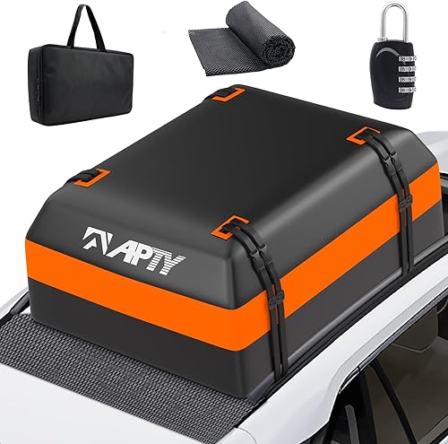 Miniatura 1 de APTY Bolsa de carga para techo de automóvil, bolsa de equipaje suave de 15 pies cúbicos para todos los vehículos con o sin bastidores - con
