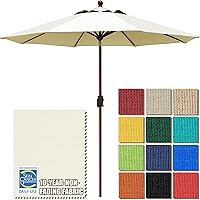Vista 14 de EliteShade Paraguas de mercado para patio, sombrilla de mesa al aire libre con ventilación y 10 años que no se decolora