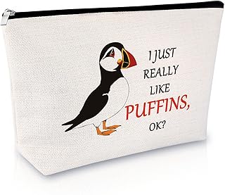 Sfodiary Bolsa de maquillaje para pájaros, re...