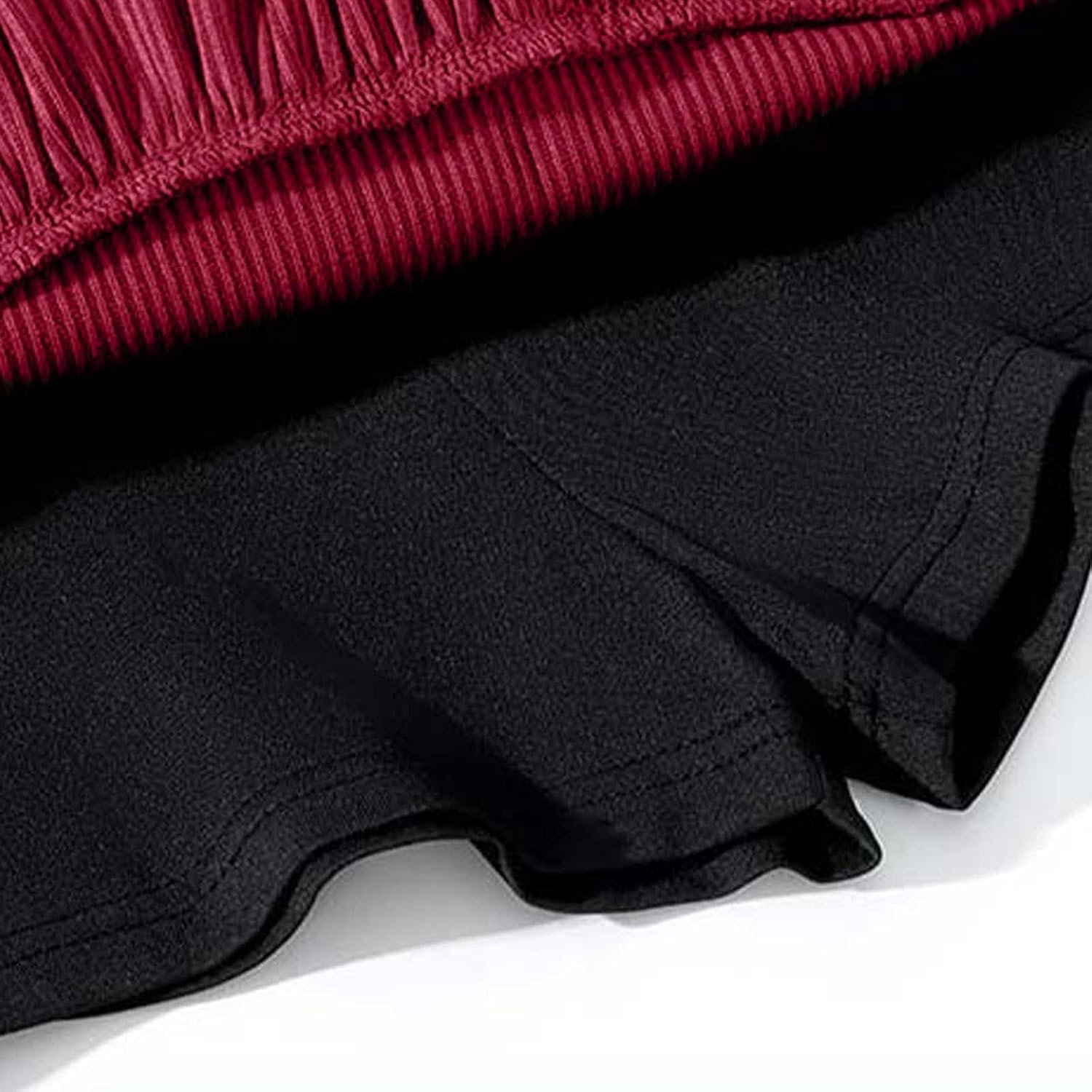 Uniform Skirts for Girls,Pleated Skirt with Shorts School Skort