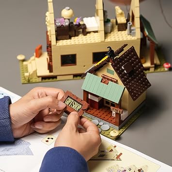 Gravity House Building Sets,Mystery Falls Building Toys Compatible with Lego for Adults,Birthday Gifts for Kids 1030pcs