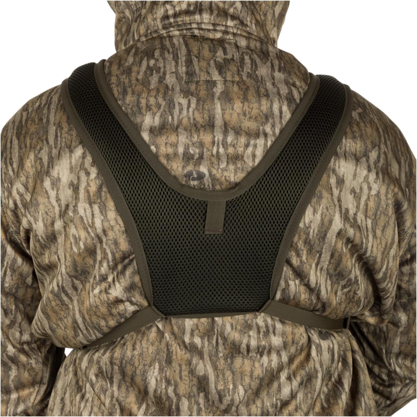 Drake Run-N-Gun Turkey Camo Lightweight Chest Pack for Hunting | 600D Polyester Rip-Stop with PVC Backing | Removable Bino Harness & Multiple Pockets