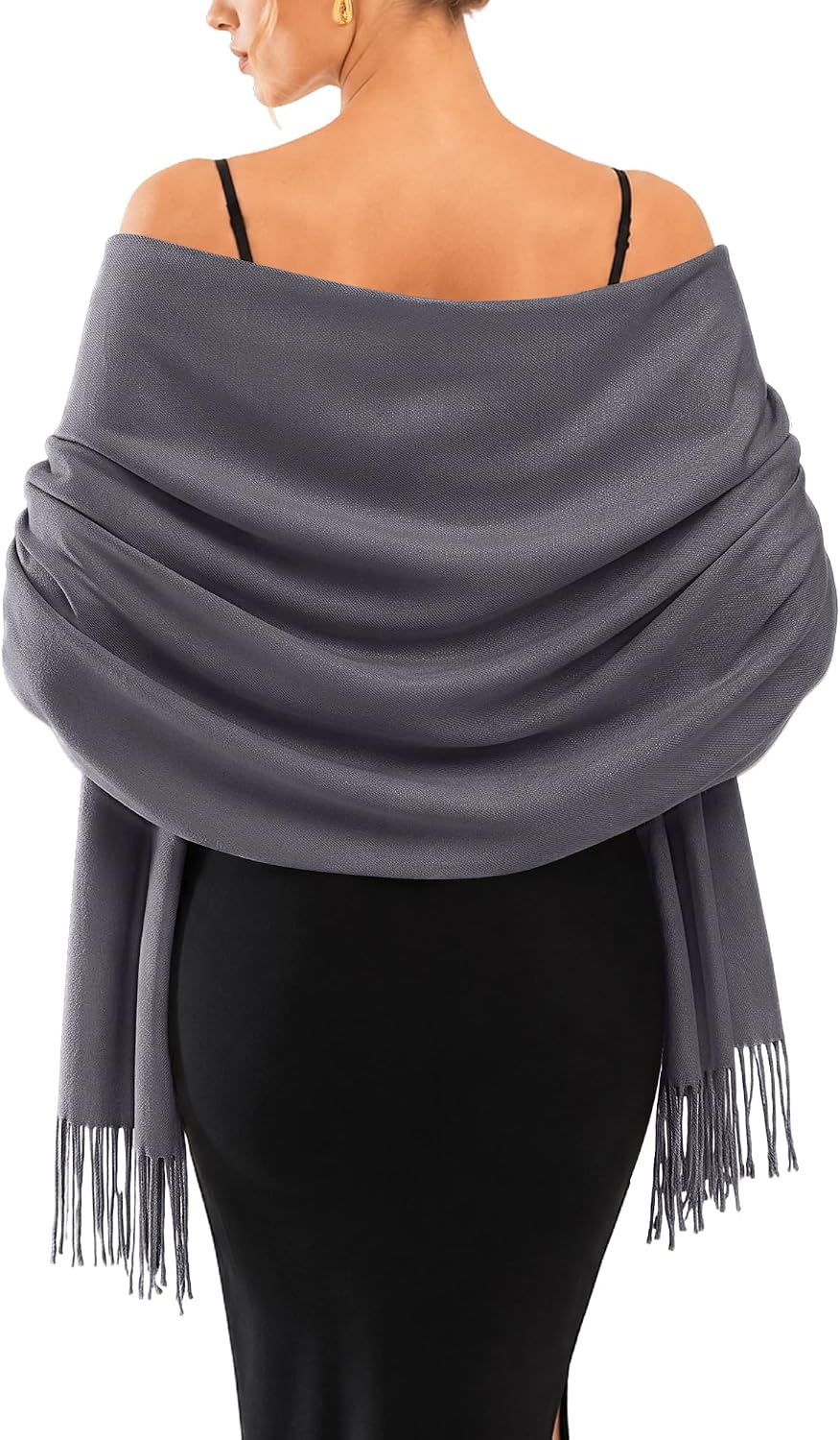 Womens Pashmina Shawls and Wraps for Evening Dresses Shoulder Wrap