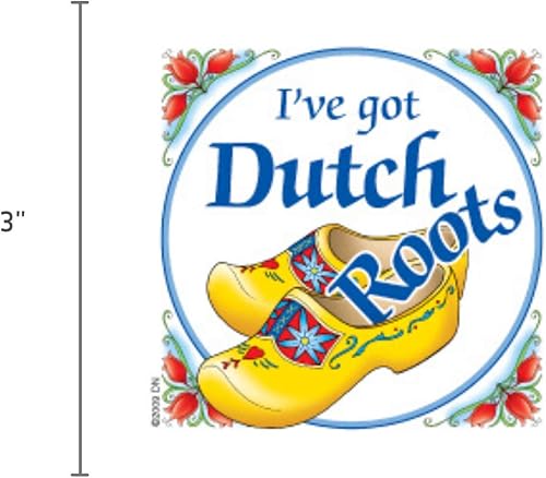 Miniatura 2 de Baldosa magnética de recuerdos holandeses (raíces holandesas)