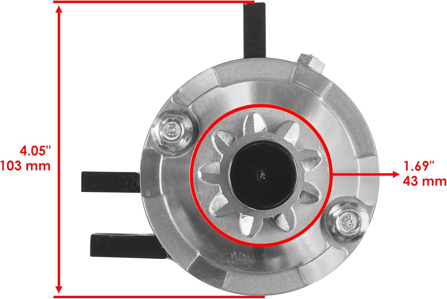 Caltric Starter Compatible with Johnson 70 70Hp 70El 70Pl 70Tl 70Vl 1980-1985 1998-2001 Marine