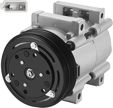BDFHYK 61813 AC Compressor with Clutch Compatible with Ford Explorer 91-03