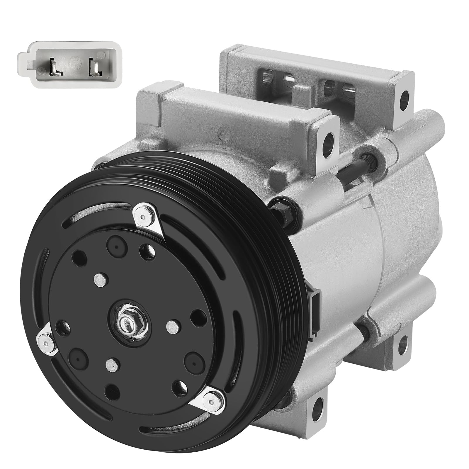 BDFHYK 61813 AC Compressor with Clutch Compatible with Ford Explorer 91-03