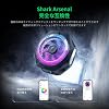 Black Shark Magnetic Smartphone Cooling Radiator 4PRO RGB Cooling Fan Cell Phone Radiator with Detachable Grip, Quiet App Controlled Smart Temperature Control, Portable for iPhone Magnetic Series/Android Gaming, Live Distribution and Shooting