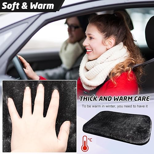 Miniatura 6 de SuperKaKa Cojín universal para reposabrazos de automóvil, funda universal para reposabrazos de consola central, accesorios interiores de automóviles